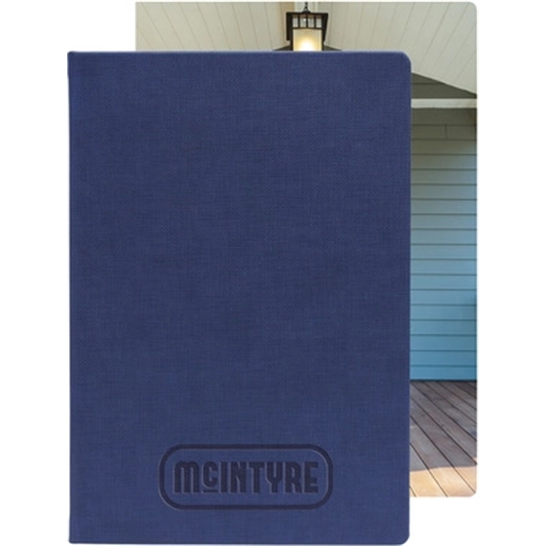 Large Bohemian Textured Journal w/ Tip-In
