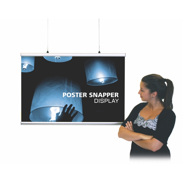 Poster Snapper 30" W Hanging Sign Hardware