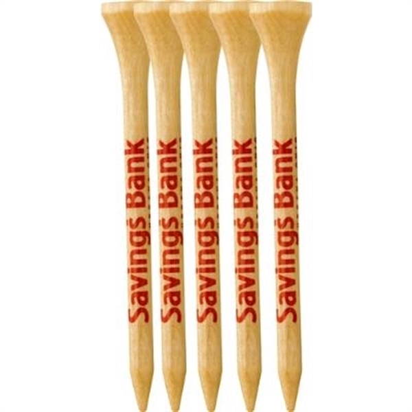 5 Pack of 3-1/4'' Wood Tees