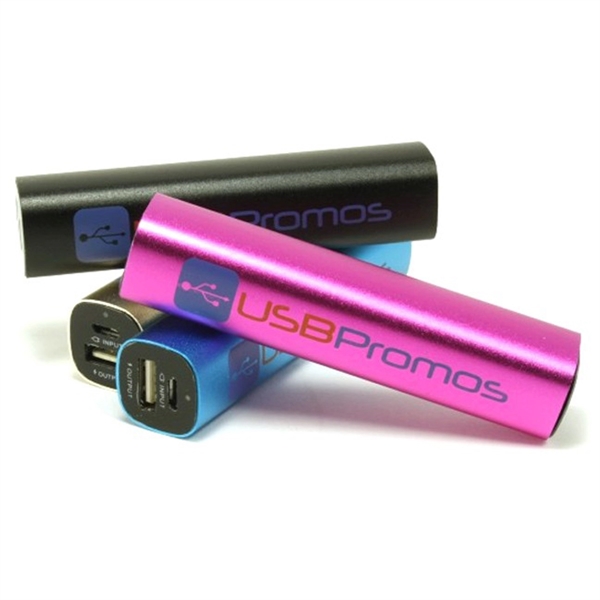 2600mAh Extruded Aluminum Power Bank