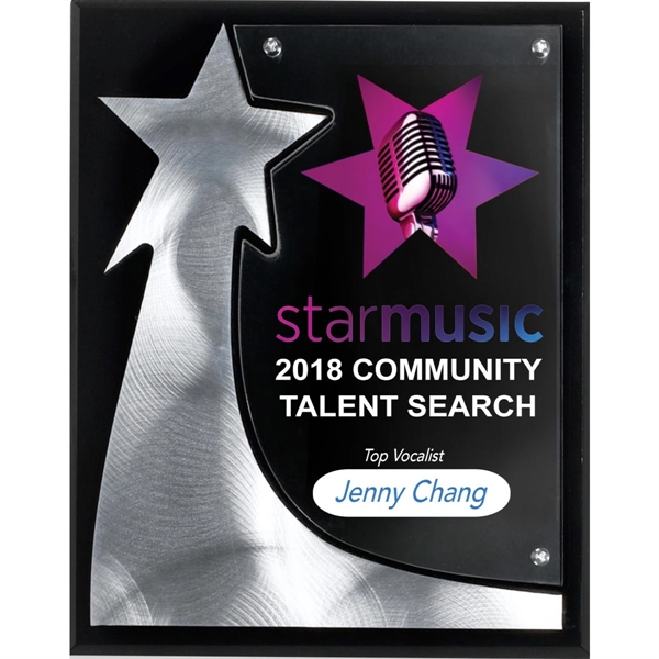 Strata Series Plaque - The Rising Star