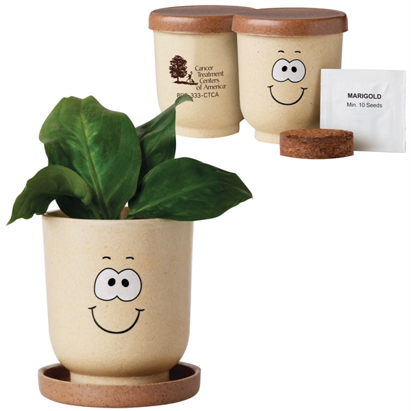 Goofy Group Grow Pot Eco-Planter With Marigold Seeds