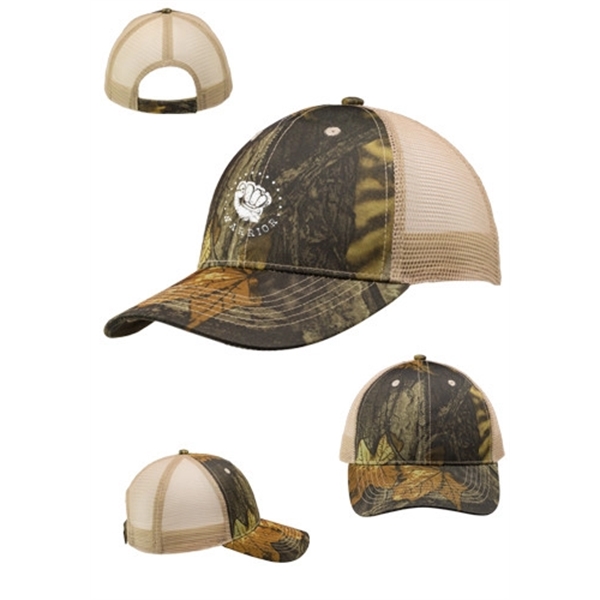 Woodland Camo Mesh Trucker Hat