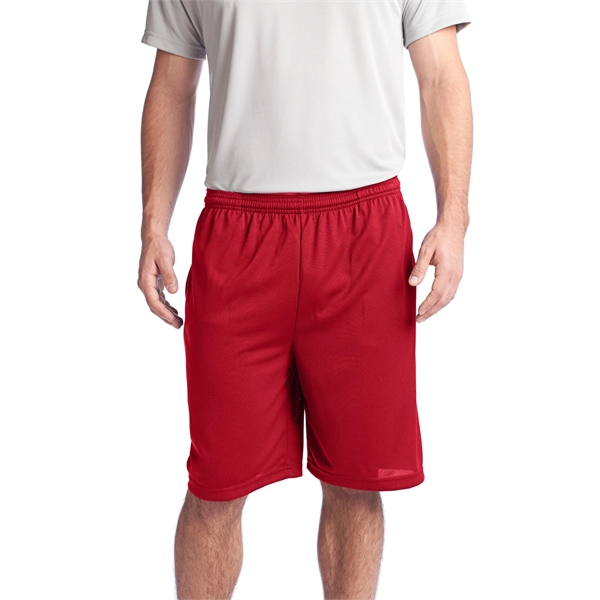 Sport-Tek PosiCharge Tough Mesh Pocket Short.