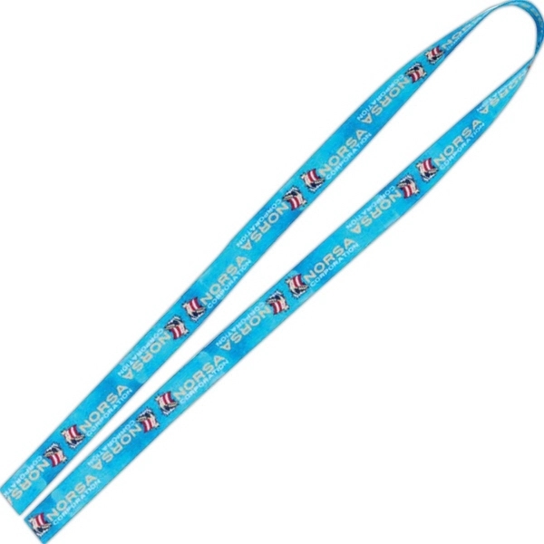 1/2" Fine-Print Lanyard