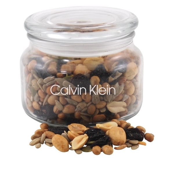 Trail Mix in a Glass Jar with Lid
