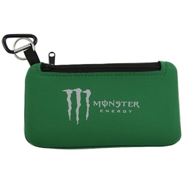 Large Smartphone Holder with Zippered Pouch