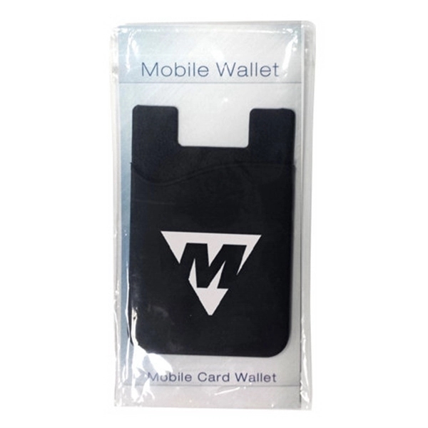 Silicone Smartphone wallet with stock info card