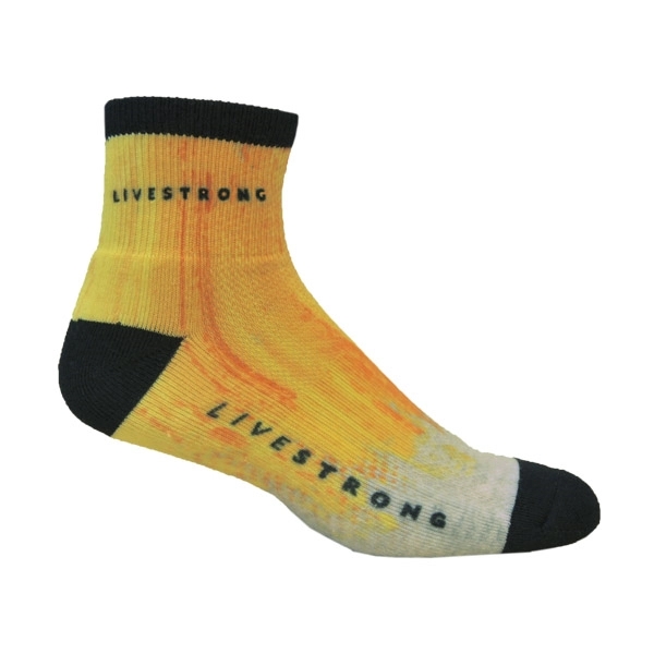 Athletic Quarter Socks With DTG Printing