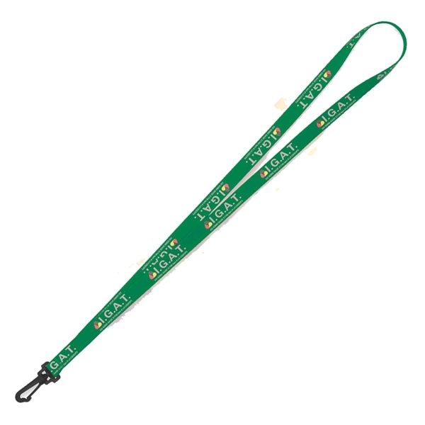 1/2" Super Soft Polyester Multi-Color Sublimation Lanyard