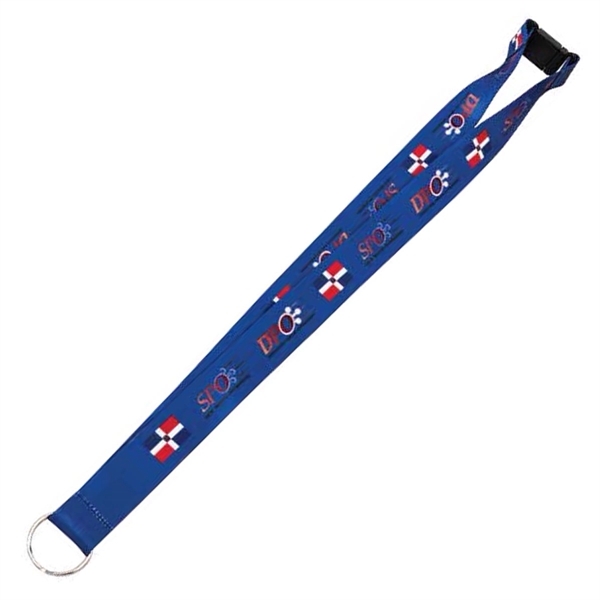 Lanyards 100% Polyester in CMYK - Sublimated
