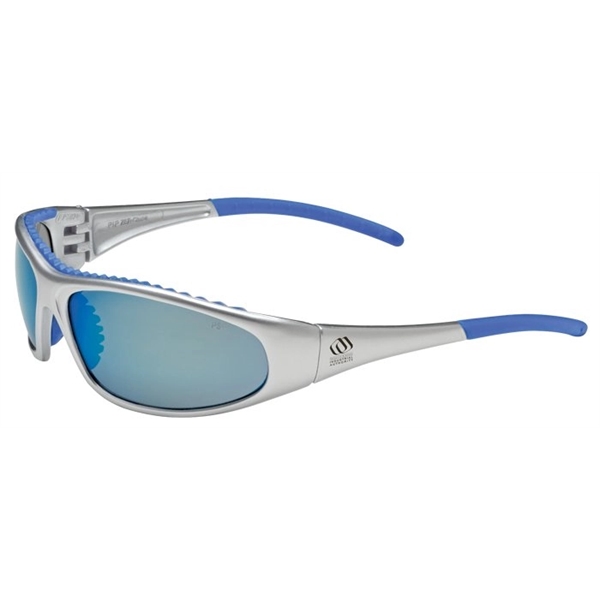 Bouton® Flashfire Blue Mirror Glasses