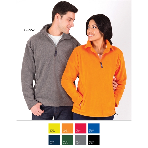 Adult Micro Fleece Zip Pullover
