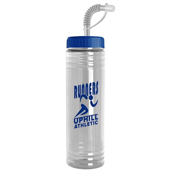 24 oz. Slim Fit Water Bottle with Straw Lid