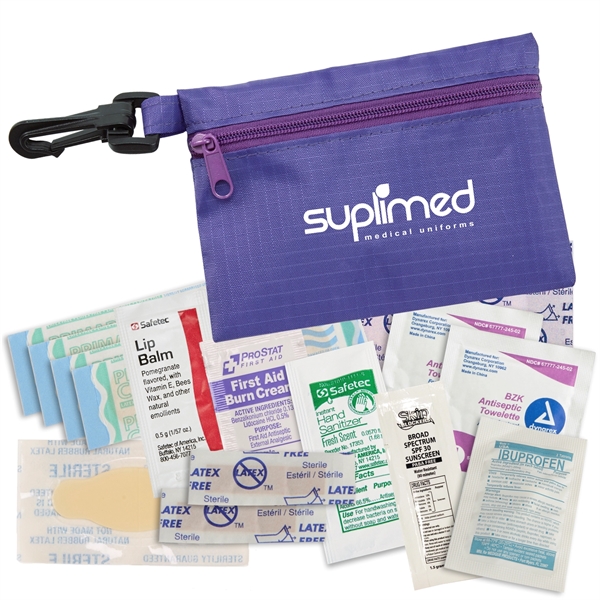 Deluxe Ripstop First Aid Event Kit with Clip