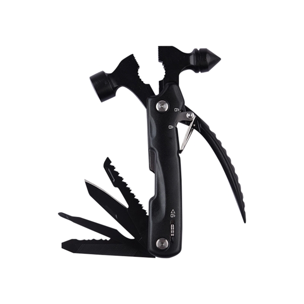 12-In-1 Hammer Multi-Tool With Nylon Carrying Case
