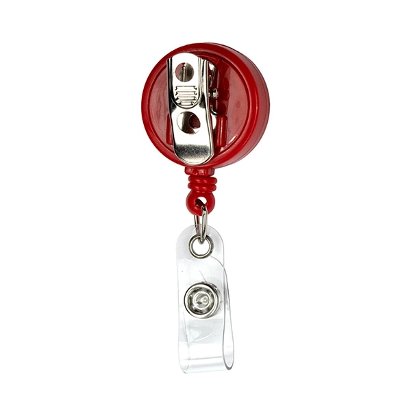 30" Cord Retractable Badge Reel with Rotating Alligator Clip