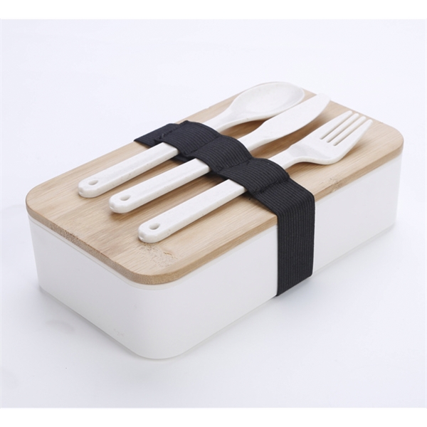 Japanese Bamboo Lunch Box with Dividers