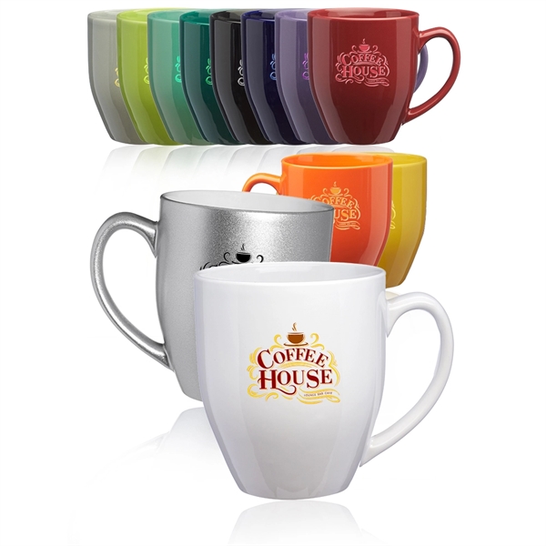 16 oz. Bistro Glossy Coffee Mugs