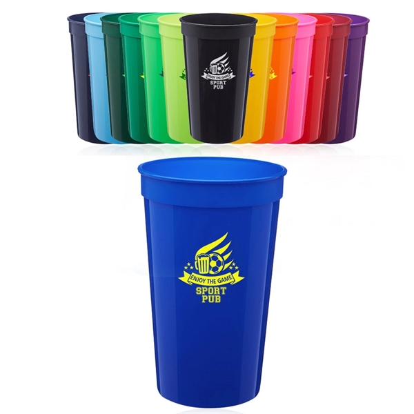 22 oz. Plastic Stadium Cup