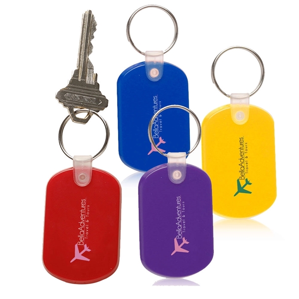 Tag Soft Plastic Keychains