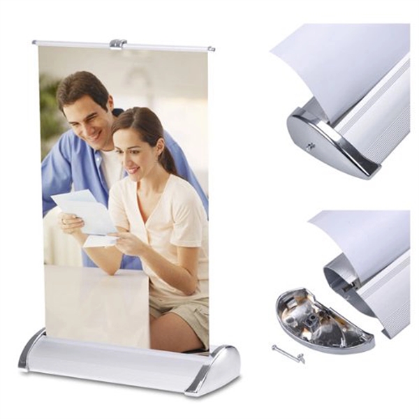 Mini Table Top 11x17 Inch Banner Stand