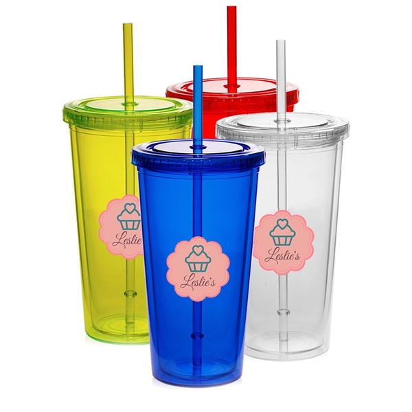 CafePress Insulated Straw Cup 20oz Acrylic Double-Wall Tumbler 1535636364 
