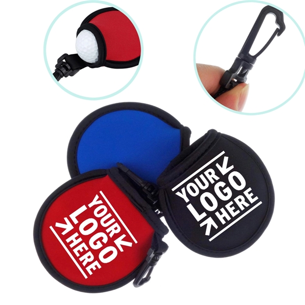 Portable Pocket Golf Ball Washer Cleaner Pouch