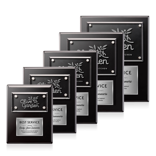 Gossamer Plaque - Black/Silver