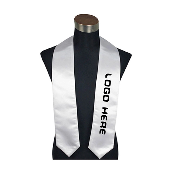 Dye Sublimation Unisex Adult Plain Graduation Stole Sash