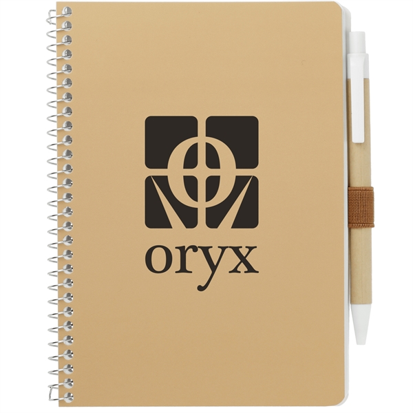 5'' x 7'' FSC® Mix Spiral Notebook with Pen