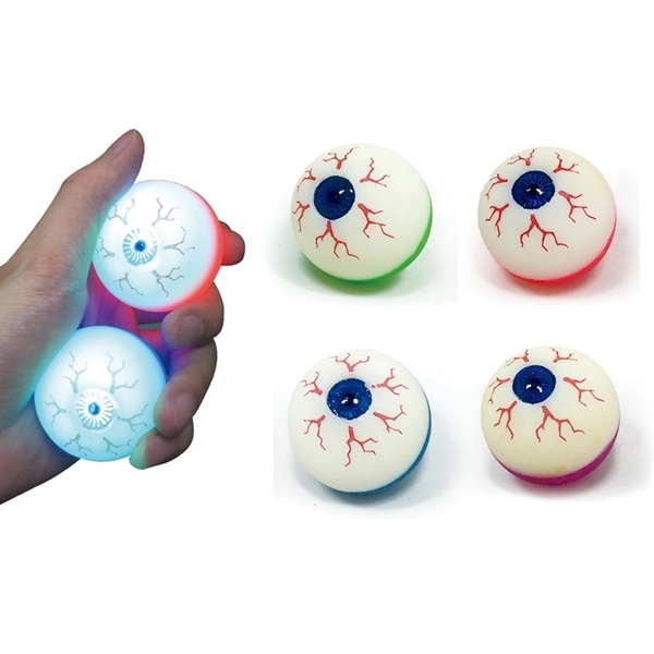 Bouncing Eyeball with Light, use 3*AG3# Button Cell included