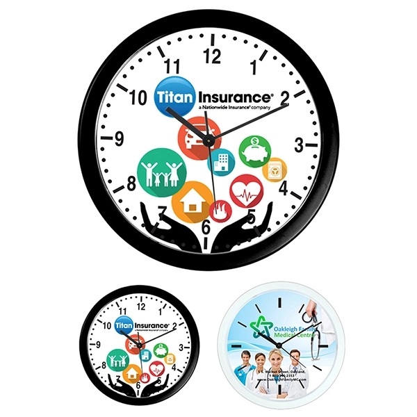 Wedge 10" Economy Wall Clock