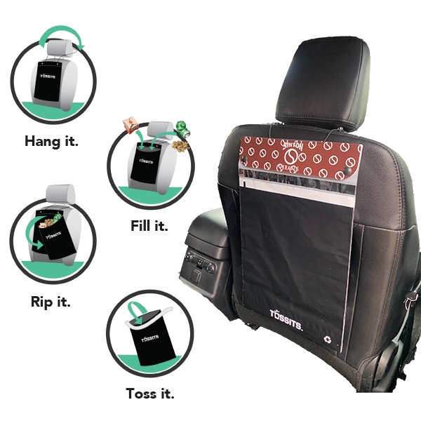 Tossits Recyclable and Disposable Car Garbage Bags