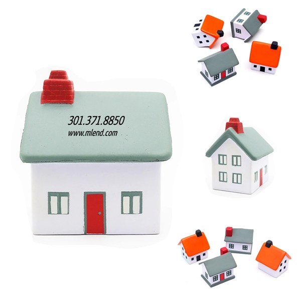 PU Foam House Stress Ball