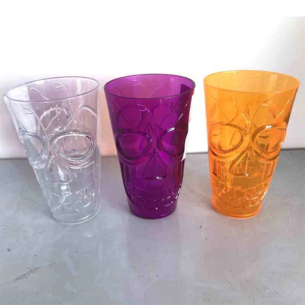 Concise Skull Plastic TIki Cup