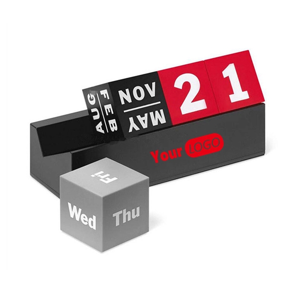 Personalized Block Perpetual Calendar