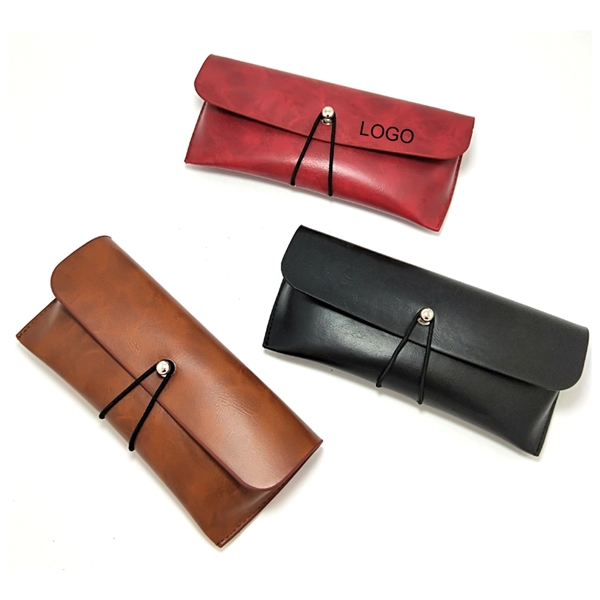 Leather Folding Glasses Sunglasses Case.