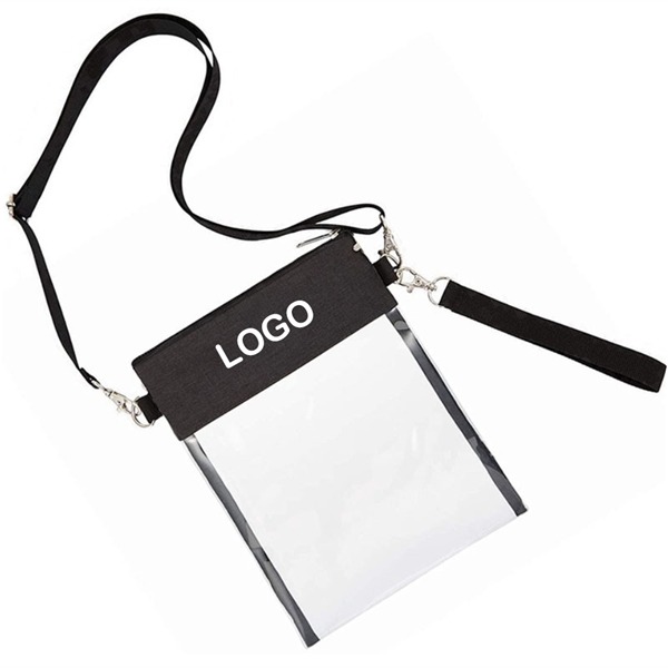 Transparent Shoulder Messenager Crossbody Bag, Handbag, Tote