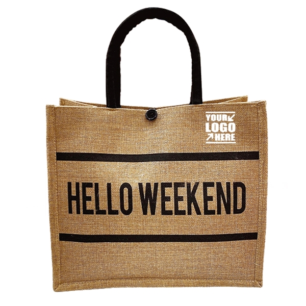 Burlap Tote Bags Bulk Jute Tote Beach Bags