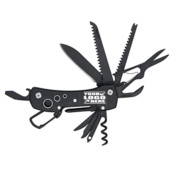15-In-1 Multitool Pocket Knife Safety Lock