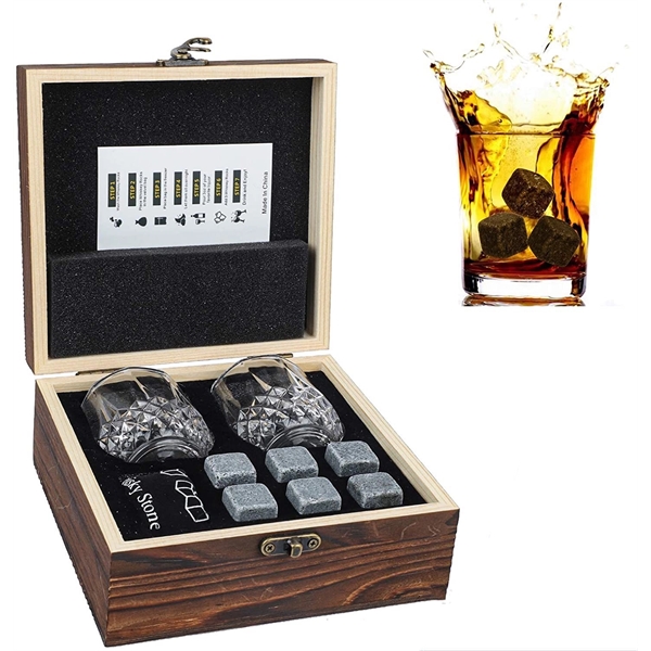 Whisky Stones Glass Gift Set