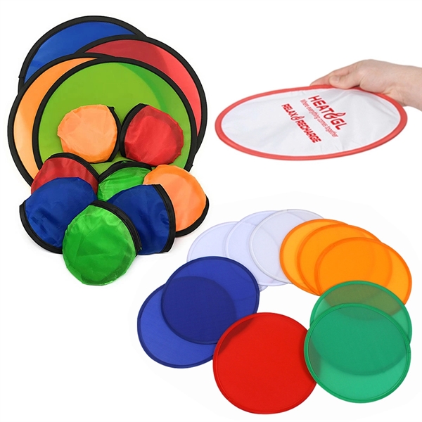 Imprinted Folding Flyers Fans with Case