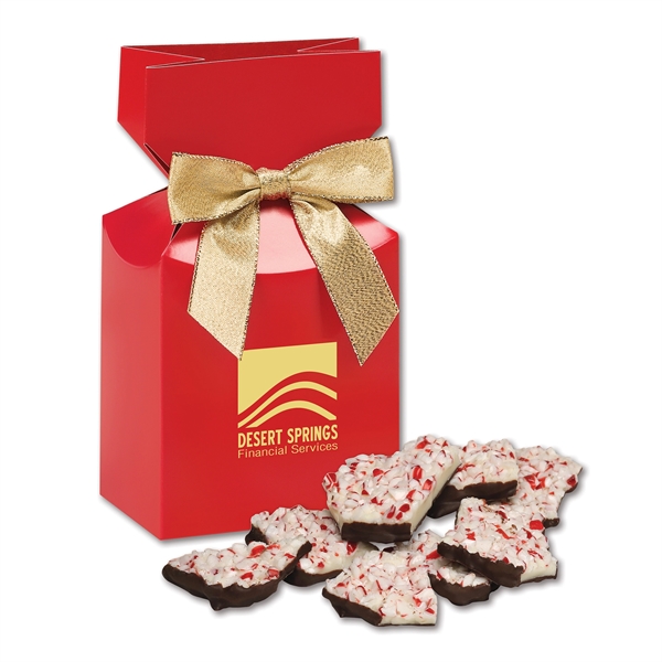 Peppermint Bark in Red Gift Box