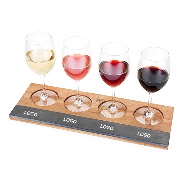 wine tasting flight board