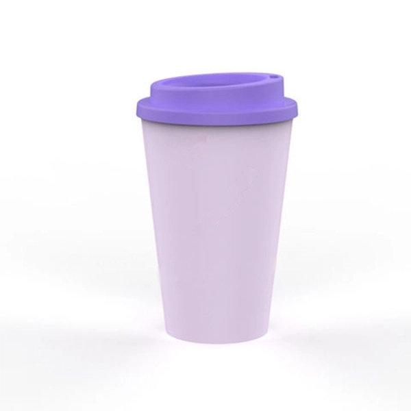 Reusable Biodegradable PLA Coffee Cup Travel Mug With Lid