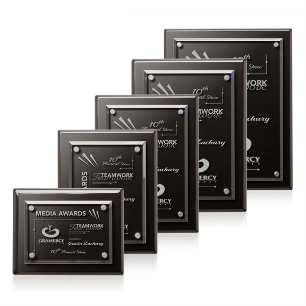 Caledon Plaque - Black/Silver