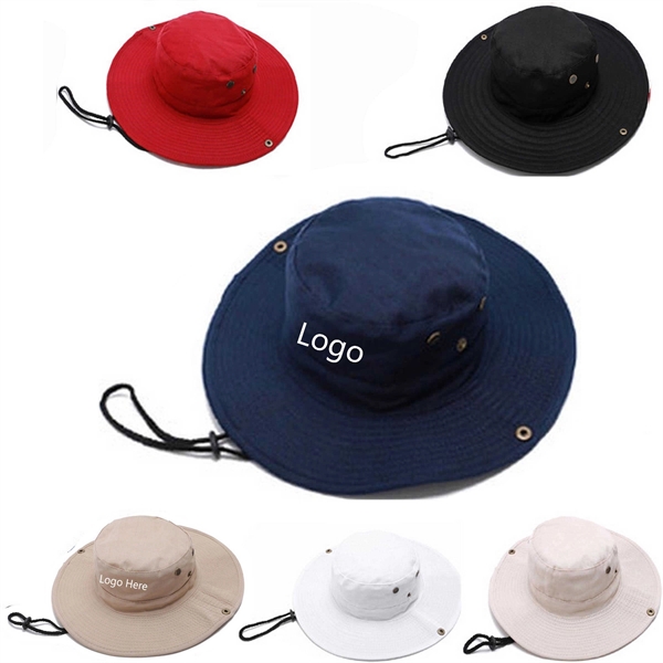 Fisherman Bucket Hat With String Unisex