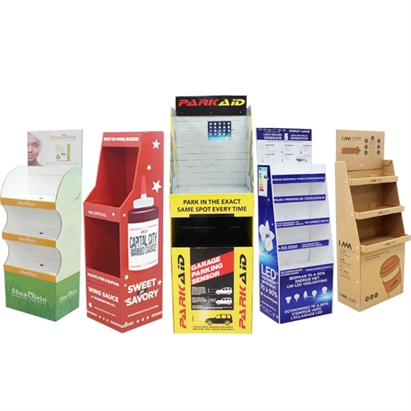 Custom Cardboard Floor Retail Displays