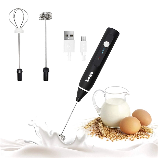 Rechargeable Whisk Drink Mixer Handheld Milk Frother